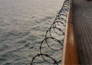 China Fence CBT65 Razor Concertina Barbed Wire For United Kingdom Of 304 Stainless Steel wholesale