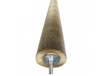 Gray Wood Polish Brush PP / Steel / PVC Base Material For Furniture