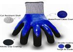 Durable Water Resistant Work Gloves XS - XL Size 15 Gauge HPPE Yarn Knitted