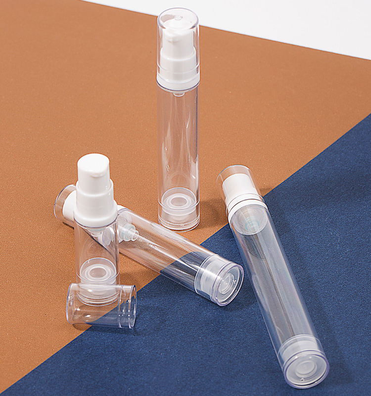 Plastic clear Perfume Sample 5ml 10ml 12ml 15ml Small Sample Perfume Spray Serum Bottle with Box Customize Collar Material PP