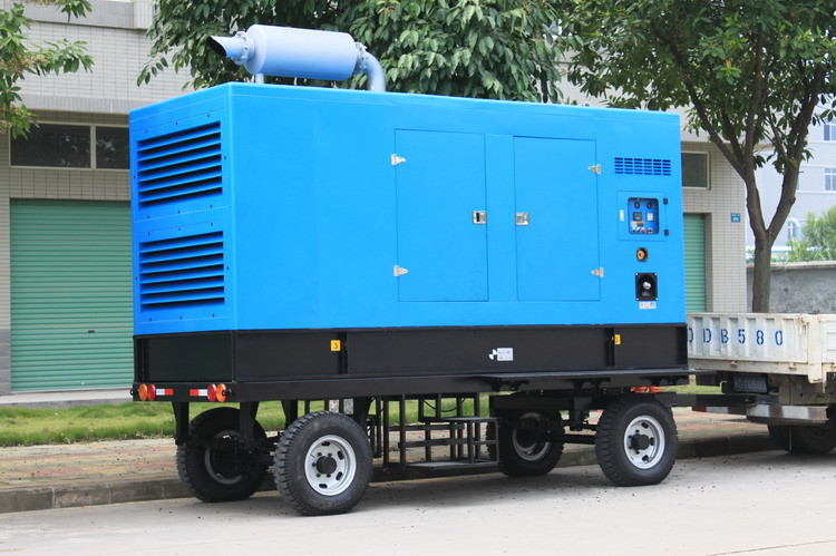 100 Kva 106KW Water Cooled Portable Generator Cummins 150kw Diesel Generator