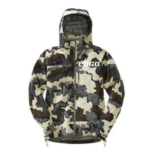 China Custom Men lightweight jacket Waterproof Breathable Camouflage Fishing Rain Jacket Outdoor Camo Hunting Jacket wholesale