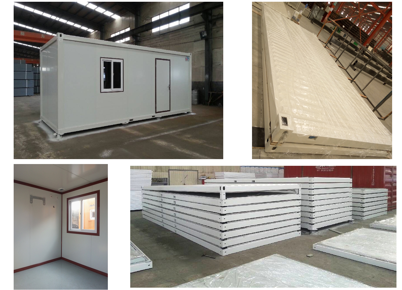 Galvanized Steel Frame Prefabricated Container House Quick Assembly