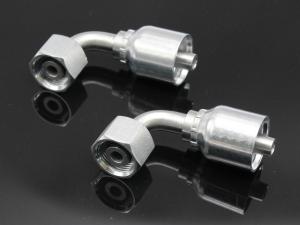 China High Pressure BSP Hydraulic Fittings / Hydraulic Elbow Fittings Ferrule Shape wholesale