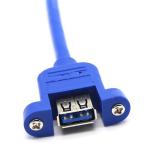 PVC 0.6m USB3.0 Female To Female Extension Cable