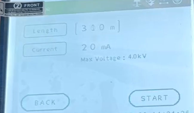 Digital Portable cable fault location 0-60kV 600mA High Voltage Burn Through Bridge