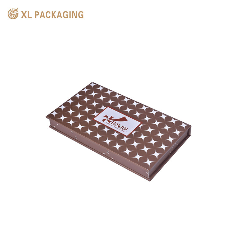 Customized Rigid Paperboard Empty Magnetic Eyeshadow Pans Paper Box With Mirror