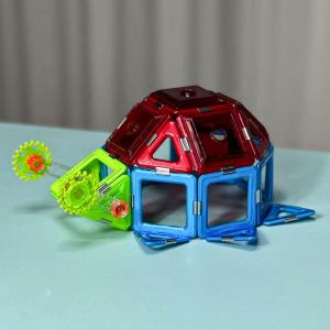 China Ladybug Shaped Magnetic Play Blocks Magnetic Building Toys Assembly Kit wholesale