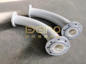 China White Color Lined Ceramic Tee ODM Wear Resistant Ceramic Tube wholesale