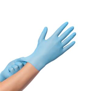 China CE FDA blue 4 mil non sterile Powder Free Disposable medical grade Nitrile Gloves wholesale