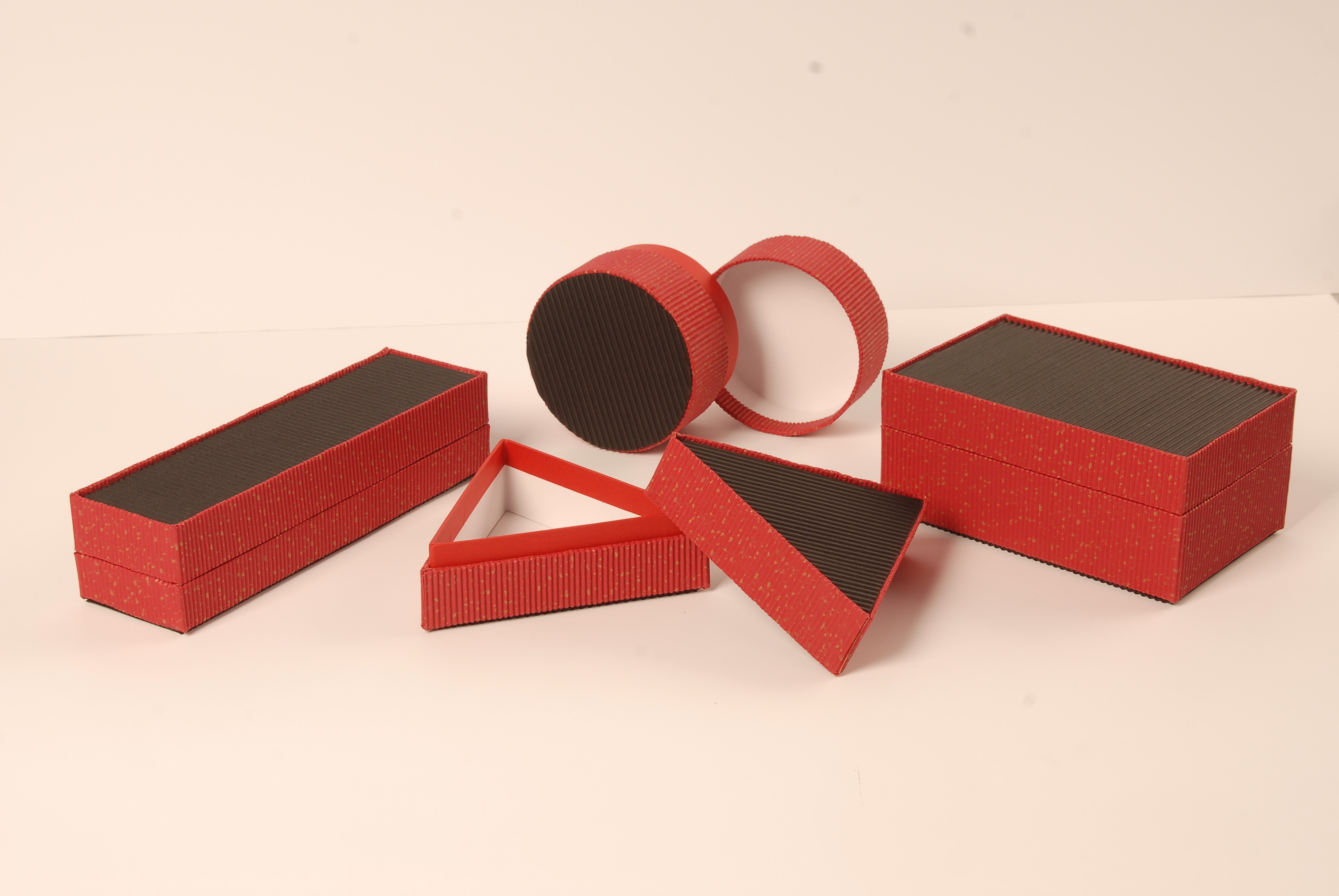 Various shapes gift box handmade paper packaging rigid cardboard box