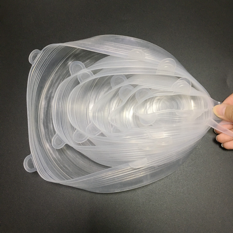 Reusable Stretch And Seal Silicone Lids Blow Molding Food Grade 100% FDA Approved