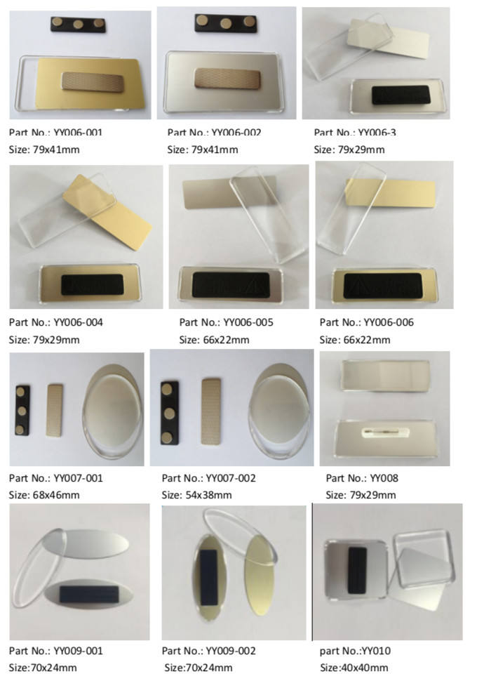 66x22mm Magnetic Name Badge