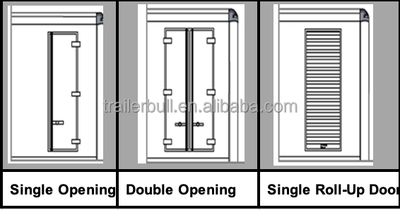 16ft JMC/JAC LC Model Refrigeration Truck Box Body With FRP Aluminum Duct Floor ISUZU Truck Chassis Spare Parts