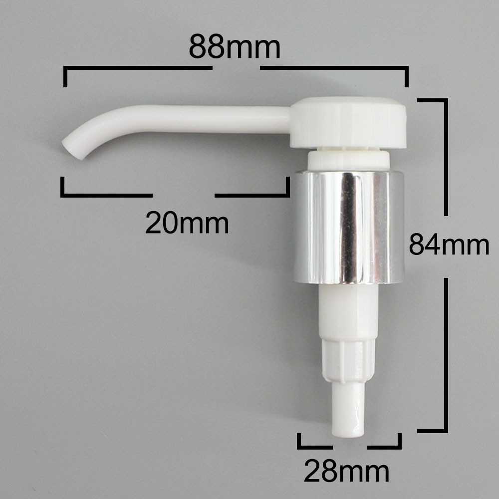 Long Tube Click Lock 28mm Cosmetic Lotion Pump