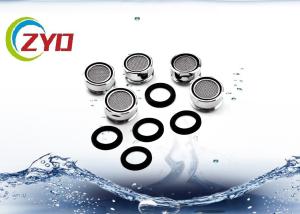 China Stainless Steel Nut Shower Head Aerator , 77% Water Saving Bathroom Tap Aerator wholesale