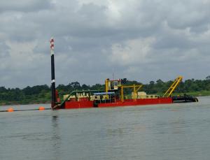 China 18 Inch Plain Suction Dredger Hydraulic Machinery Long Distance High Reliability wholesale