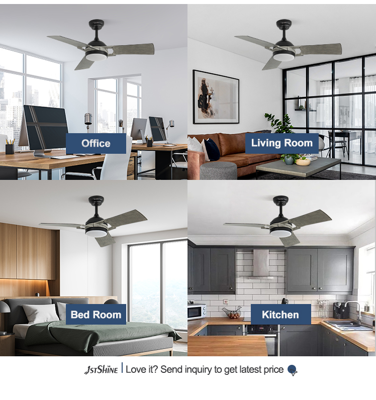 Transform Your Space with 1stshine LED Ceiling Fan Low Energy Consumption 6 Speeds 10