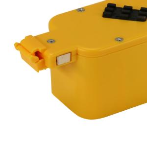 China 14.4V NiMH Roomba Replacement Battery , 3500mAh Yellow Roomba Aps Battery wholesale