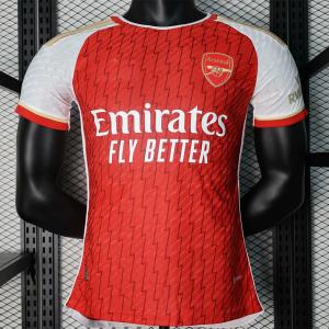 China Permeable Red Football Shirt Durable Polyester Player Edition Jersey wholesale