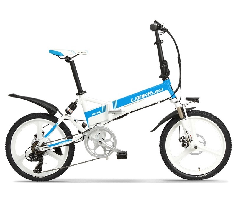 Multi Functional Foldable Electric Bike 20 inch with Rear Suspension