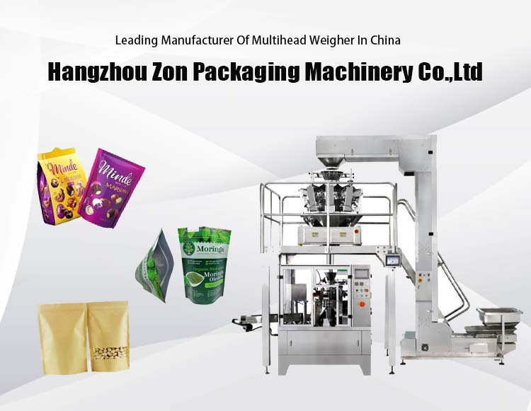 Snack Food Stand Up Zip Lock Packing Machine Full Automatic