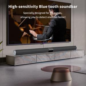 China Deep Bass Port 5VDC Black Wireless Soundbar Speaker For Home Theater wholesale