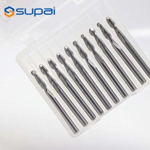 2 / 4 Flute Square Carbide End Mill , Solid Carbide Roughing End Mills