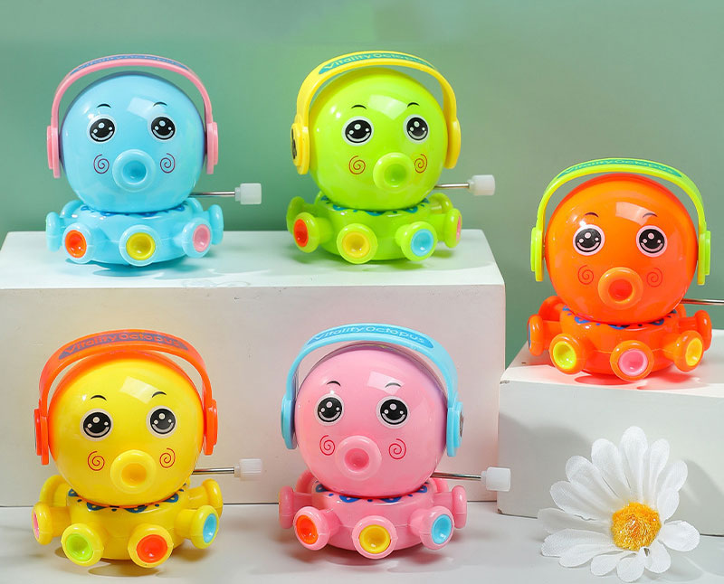 PVC Wind Up Easter Puzzle Toys for Kids Cute Animals Toy Octopuses Walking Jumping Clockwork Bulk Birthday Gift Party Favors