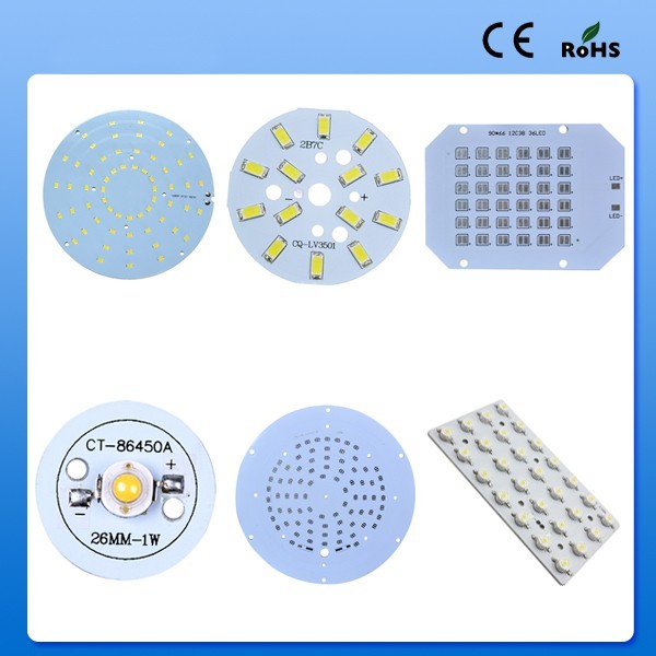 Customized LED PCB Assembly Plant Growing Light RGB LED PCBA Black Soldermask