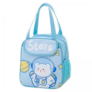 China Kids Oxford Fabric Insulated Cooler Bag Waterproof Thermal Lunch Bag For Food Delivery wholesale