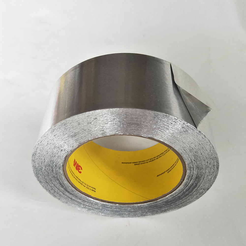 3M 425 Aluminum Foil Tape Silver Acrylic 2 In × 60 Yd 4.6mil Thick