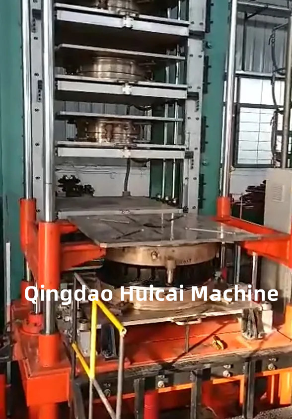200C Max Working Temperature Forklift Solid Tire Vulcanizing Machine with 380V Voltage