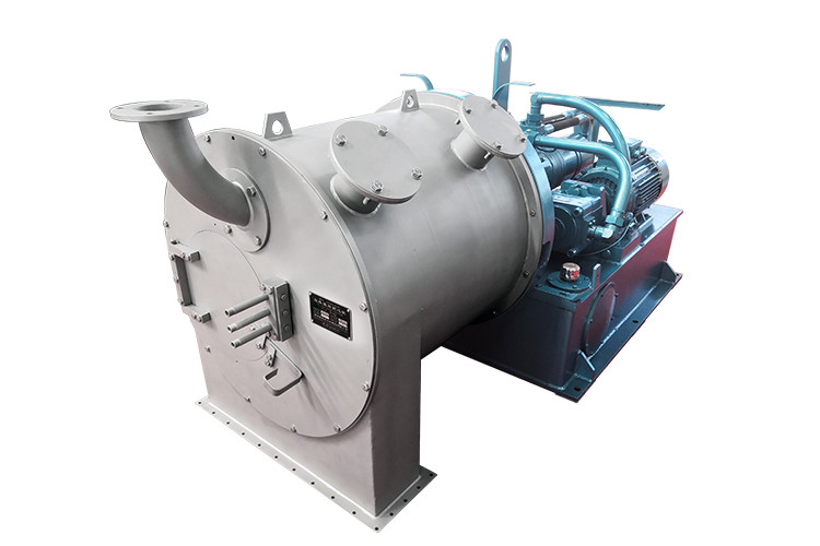 Automatic Horizontal Pusher Type Centrifuge Double Basket For Salt Filtration