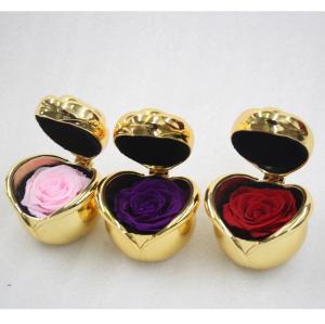 China Handmade Preserved Flower Rose Upscale Immortal Flowers Eernal Life Flowers In Jewel Box wholesale