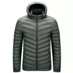 knitted clothin Reversible Goose Down Jacket Mens Puffer Jacket Motorcycle