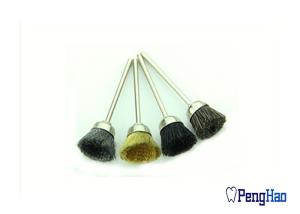 China High Efficiency Dental Rotary Tools , HP Shank 22mm Rough Polishing Brush wholesale
