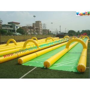 1000 Feet Giant Splash Inflatable Water Slide , Commercial Water Slides