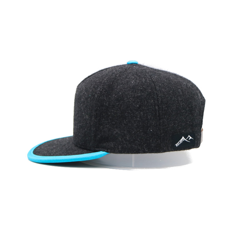Customized Blank Flat Brim Snapback Hats For Autumn And Winter