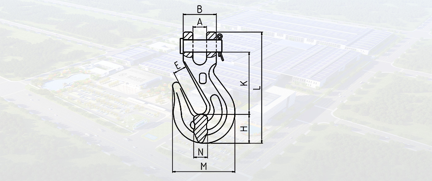 SLR123-G70 AND G43 CLEVIS GRAB HOOK