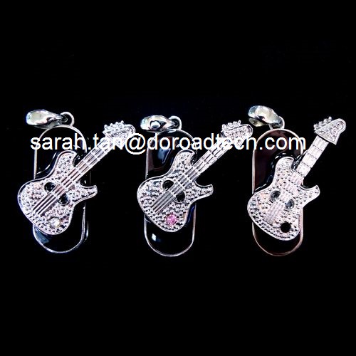 Custom-made Jewelry USB Flash Disks, 100% Original and New Memory Chip