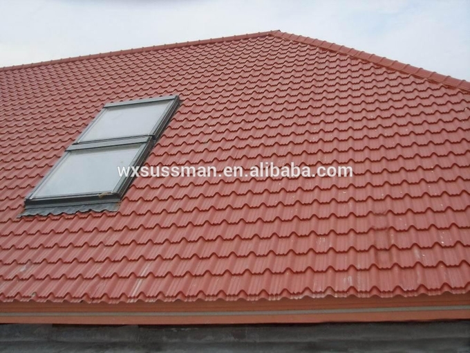 Glazed Tile Roof Panel Roll Forming Machine 0.3mm - 0.8mm Romantile Orientile 6