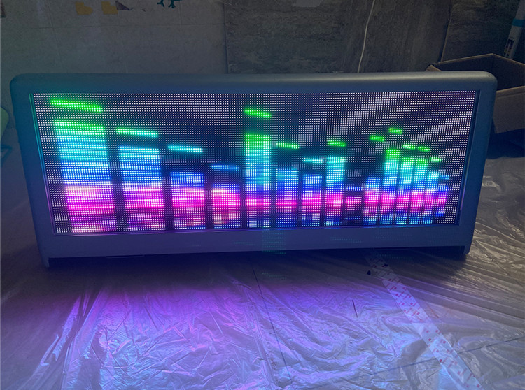 Wifi 4G GPS Control Car Roof P3 Taxi Top LED Display