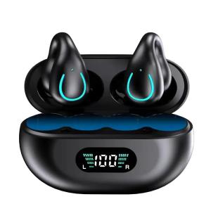 China Clip On Sports Bluetooth Earphones Anti Lost Bone Conduction Wireless Mic Talking Headset wholesale