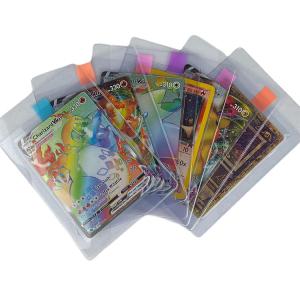 China Transparent CMYK 0.22mm Trading Card Sleeve PVC Semi Rigid Toploader wholesale