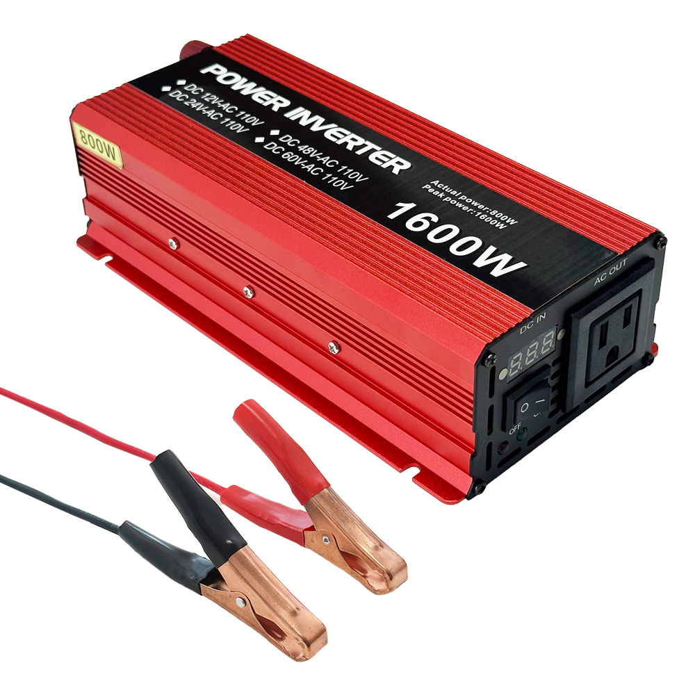 800W 12V 24V 48V 60V to 110V 220V 230V Pure Sine Wave Power Inverter