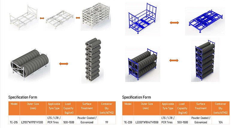 Detachable Durable Warehouse Storage Steel Pallet Stacking Rack For Sale