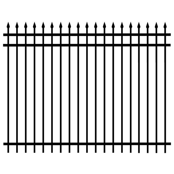 Heavy Duty 8 Ft Wrought Iron Fence Panels Home Garden
