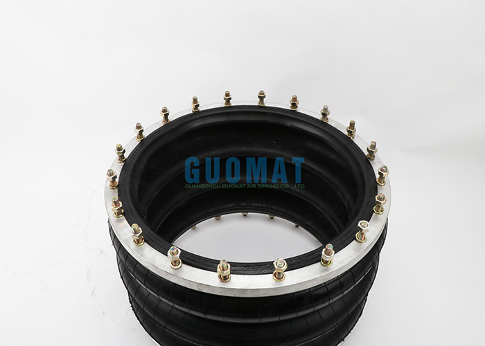 Large Industrial Air Spring GUOMAT 3H480312 At 0.7 Mpa Max Dia 510mm With Ring 20pcs Bolts