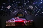 32W Twinkle Fiber Optic Lights Music Activated RGBW LED Star Ceiling Panels